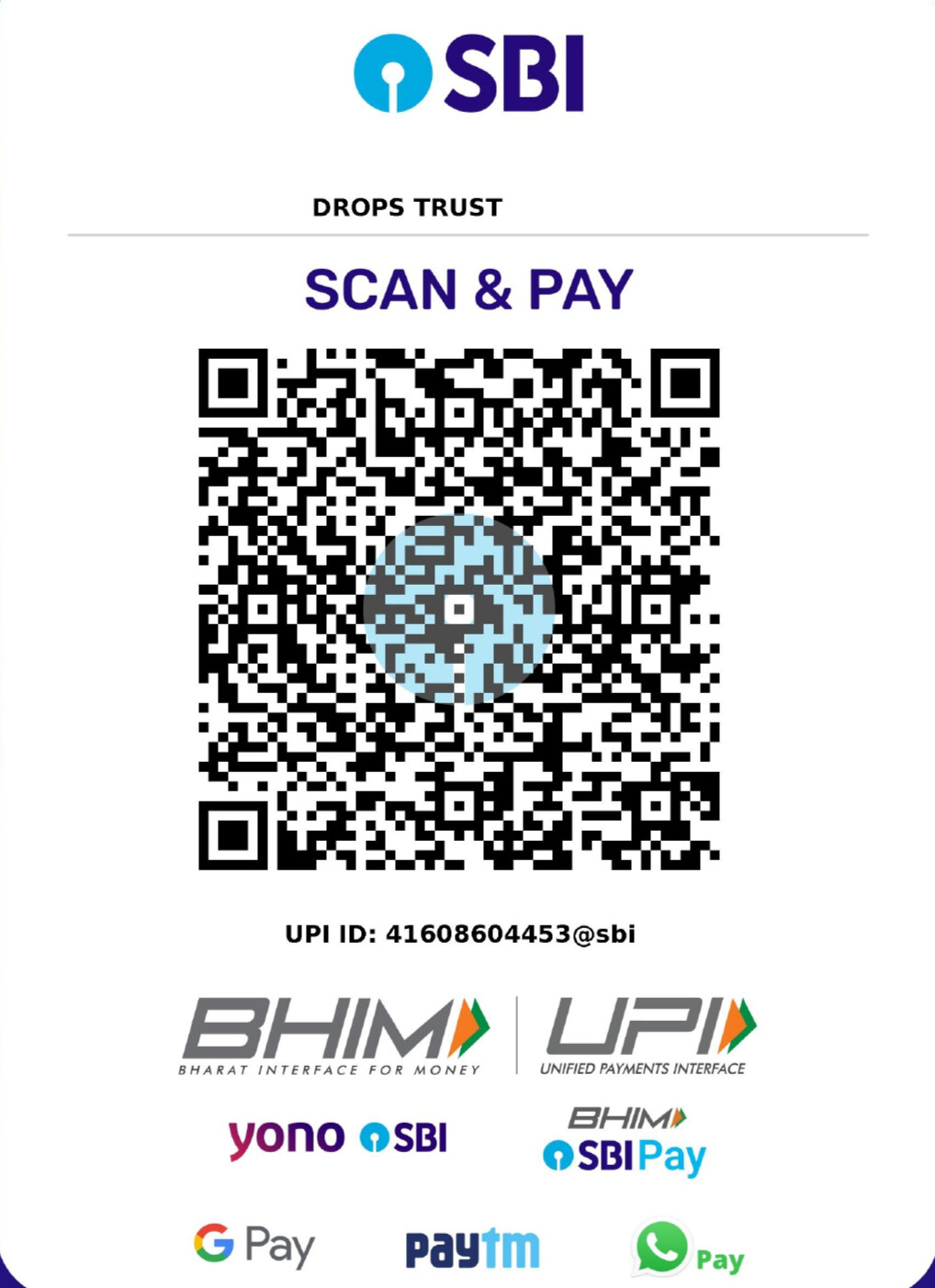 Donate to Drops Trust